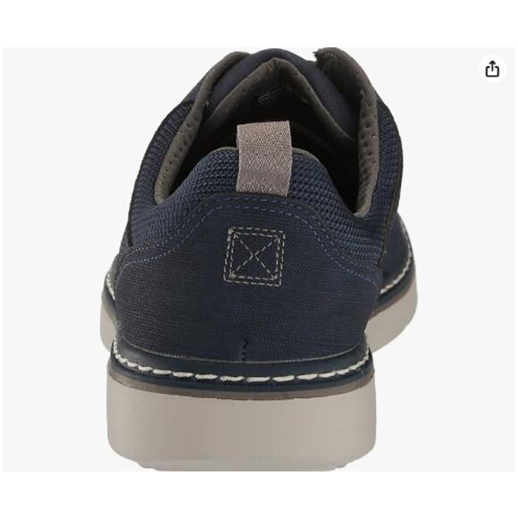 Stacy Adams Stride Navy/Marine Plain Toe Lace Up Sneaker Oxford Size 7.5M - Picture 3 of 15